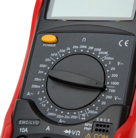 MULTIMETRO DIGITALE TESTER PROFESSIONALE VOLT AMPERE OHM MISURA PUNTALI UT-51 Fai da te/Materiale elettrico/Attrezzi e tester/Multimetri Trade Shop italia - Napoli, Commerciovirtuoso.it