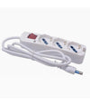 Multipresa 3 Uscite Universali Interruttore Luminoso Spina 16a Cavo 1.5mt 80178n