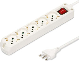 SCAME SCAME MULTIPRESA PRESA MULTIPLA CIABATTA 6XP30 6XBIV CON - Foto 5