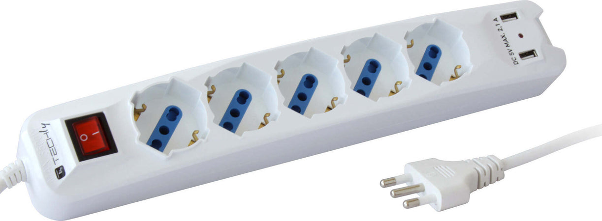 Multipresa-5-Posti-Italiana-Bipasso-con-2-Prese-USB-Techly