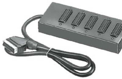 MULTIPRESA 5 POSTI SCART 21 POLI