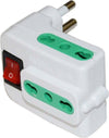 MULTIPRESA ADATTATORE ELETTRICO TRIPLA SPINA 16A E 3 PRESE 16A CON INTERRUTTORE Fai da te/Materiale elettrico/Multiprese Trade Shop italia - Napoli, Commerciovirtuoso.it