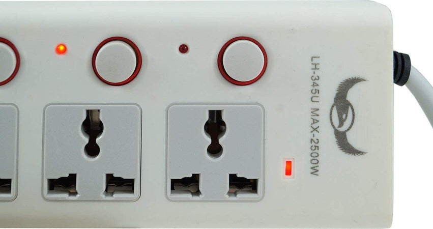 MULTIPRESA CIABATTA ELETTRICA PRESA 4 POSTI 4 INTERRUTTORI EU/UK/USA 2500W Fai da te/Materiale elettrico/Multiprese Trade Shop italia - Napoli, Commerciovirtuoso.it