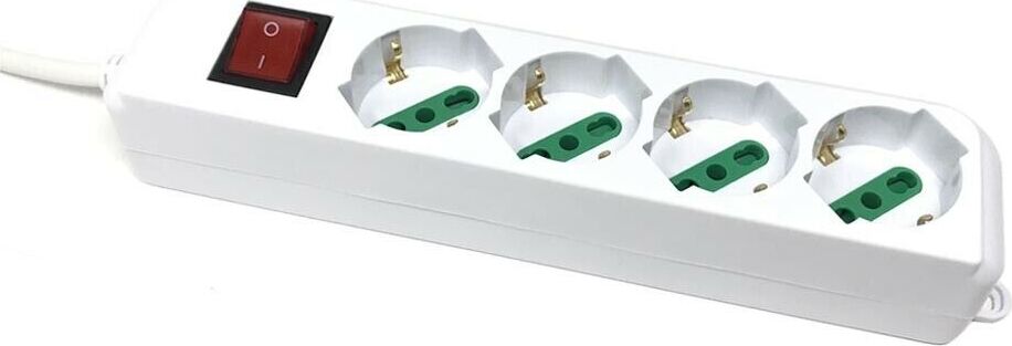 Multipresa-Elettrica-4-Posti-Ciabatta-Scarpetta-Multi-Presa-Spina-Bipasso-Each