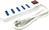 Multipresa-Elettrica-5-Posti-Interruttore-On-Off-Scarpetta-Ciabatta-Spina-Each