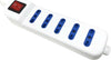 Multipresa-Elettrica-5-Posti-Interruttore-On-Off-Scarpetta-Ciabatta-Spina-Each