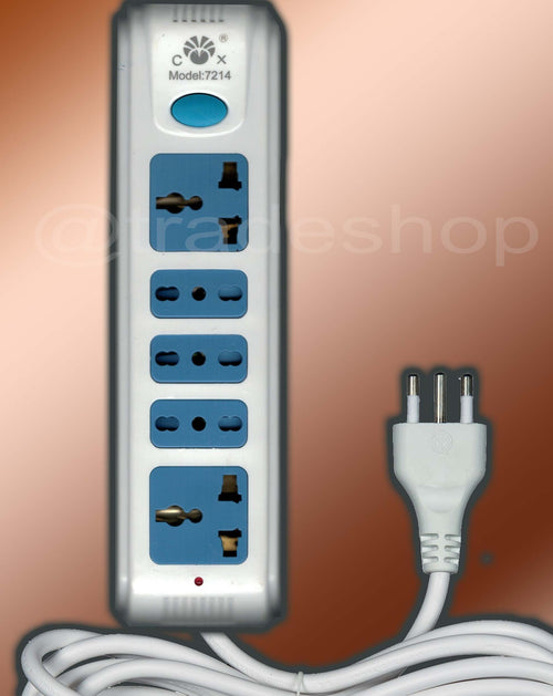 MULTIPRESA ITALIA USA SCHUKO BIPASSO POSTI 5 CIABATTA INTERRUTTORE AMERICANA Fai da te/Materiale elettrico/Multiprese Trade Shop italia - Napoli, Commerciovirtuoso.it