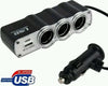MULTIPRESA MOLTIPLICATORE 3 PRESE ACCENDISIGARI 12/24 VOLT PRESA USB PER AUTO Elettronica/Cellulari e accessori/Accessori/Caricabatterie/Caricabatterie da auto Trade Shop italia - Napoli, Commerciovirtuoso.it