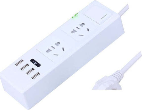Multipresa Presa Universale 2 Spine Uk Ita 4 Usb 2.1a 1a 5v Interruttore 220v Fai da te/Materiale elettrico/Multiprese Trade Shop italia - Napoli, Commerciovirtuoso.it