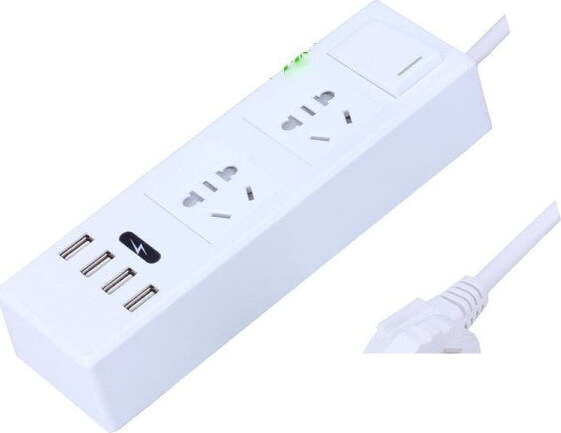 Multipresa Presa Universale 2 Spine Uk Ita 4 Usb 2.1a 1a 5v Interruttore 220v Fai da te/Materiale elettrico/Multiprese Trade Shop italia - Napoli, Commerciovirtuoso.it