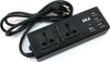 MULTIPRESA PRESA UNIVERSALE 2 SPINE UK ITA 4 USB 2.1A 1A 5V INTERRUTTORE NERO Fai da te/Materiale elettrico/Multiprese Trade Shop italia - Napoli, Commerciovirtuoso.it