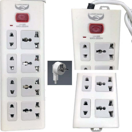 Multipresa Scarpetta Ciabatta Elettrica Universale Presa 8 Posti Eu/uk/usa 2500 Fai da te/Materiale elettrico/Multiprese Trade Shop italia - Napoli, Commerciovirtuoso.it