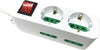 Multipresa-Scarpetta-Elettrica-6-Posti-2-Schuko-4-Bipasso-Ciabatta-Multi-Presa-Each