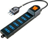 Multipresa-tavolo-Poly-Pool-PP0405.2-Nero