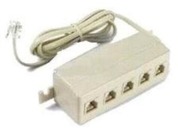 MULTIPRESA TELEFONO 5 POSTI MODULARE PLUG