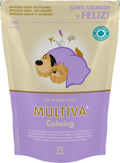 MULTIVA-CALMING-CAT/SMALL-DOG-21-CHEWS