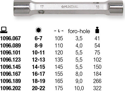 MUNDIAL-CHIAVE-A-TUBO-DOPPIA-PESANTE-24X26-IN-CROMO-VANADIO