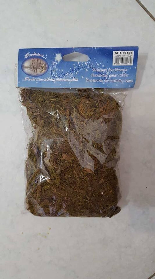 MUSCHIO SINTETICO LICHENE PER PRESEPI / NATALE 2PZ