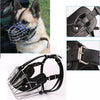 Museruola-Taglia-L/xl-Metallo-Grande-Cane-Cani-Regolabile-Per-Toelettatura-Anti-abbaio-Morso-Sicurezza