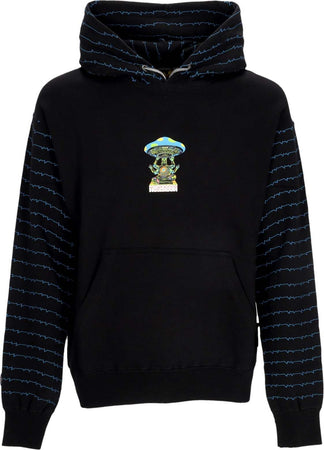 MUSHROOM-Felpa-Cappuccio-Uomo-Discovery-Hoodie-Black-da-uomo