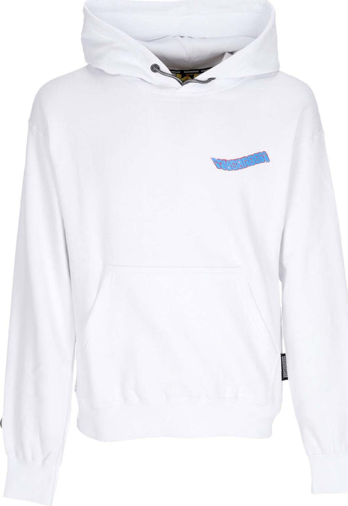 MUSHROOM-Felpa-Cappuccio-Uomo-Dragon-Hoodie-White-da-uomo