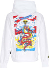 MUSHROOM-Felpa-Cappuccio-Uomo-Dragon-Hoodie-White-da-uomo