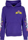 MUSHROOM-Felpa-Cappuccio-Uomo-Flowers-Hoodie-Purple-da-uomo