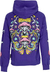 MUSHROOM-Felpa-Cappuccio-Uomo-Flowers-Hoodie-Purple-da-uomo