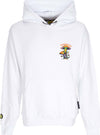 MUSHROOM-Felpa-Cappuccio-Uomo-Meditation-Hoodie-White-da-uomo