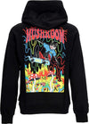 MUSHROOM-Felpa-Cappuccio-Uomo-Skate-Cat-Hoodie-Black-da-uomo
