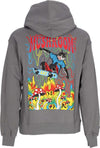 MUSHROOM-Felpa-Cappuccio-Uomo-Skate-Cat-Hoodie-Grey-da-uomo