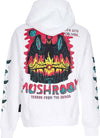 MUSHROOM-Felpa-Cappuccio-Uomo-Terror-From-the-Bridge-Hoodie-White-da-uomo