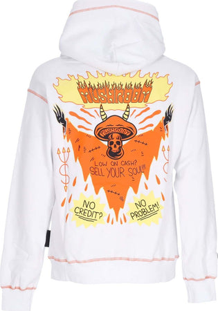 MUSHROOM-Felpa-Cappuccio-Uomo-Vampire-Hoodie-White-da-uomo