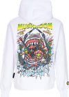 MUSHROOM-Felpa-Leggera-Cappuccio-Uomo-Shark-Hoodie-White-da-uomo