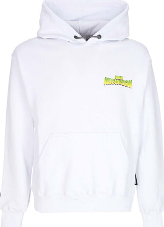 MUSHROOM-Felpa-Leggera-Cappuccio-Uomo-Shark-Hoodie-White-da-uomo