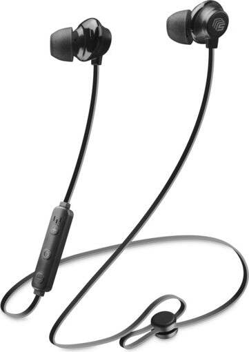 Music-Sound-auricolare-vivavoce--Bluetooth-con-Microfono-per-Smartphone-Universale,-Nero