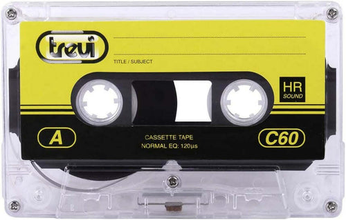 Musicassette audio confezione da 4 trevi c60