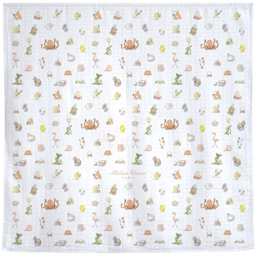 Mussola Atelier Choux Bèbè Choux Cotone Casa e cucina/Tessili per la casa/Biancheria per culle e lettini/Coperte e copertine/Copertine avvolgenti La Casa Del Bebè - Napoli, Commerciovirtuoso.it