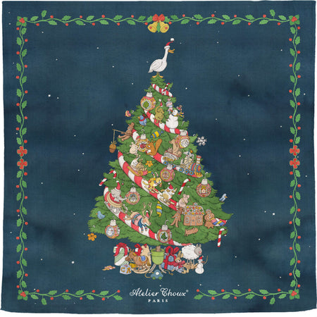 Mussola Atelier Choux Christmas Eve Cotone Casa e cucina/Tessili per la casa/Biancheria per culle e lettini/Coperte e copertine/Copertine avvolgenti La Casa Del Bebè - Napoli, Commerciovirtuoso.it