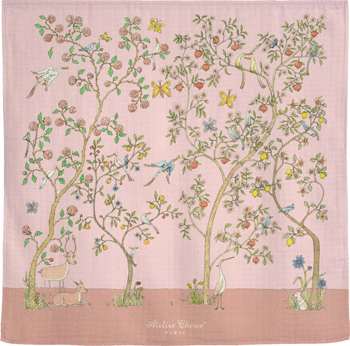 Mussola Atelier Choux In Bloom Pink Cotone Casa e cucina/Tessili per la casa/Biancheria per culle e lettini/Coperte e copertine/Copertine avvolgenti La Casa Del Bebè - Napoli, Commerciovirtuoso.it