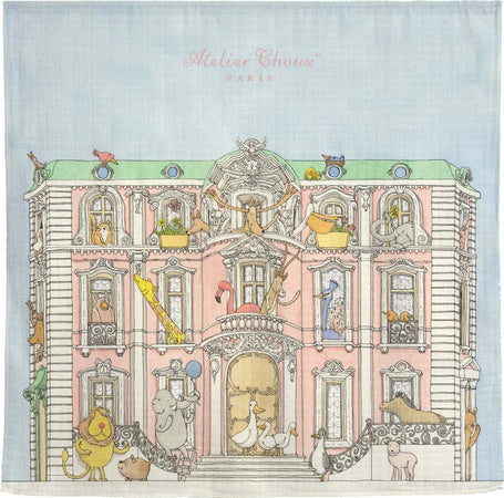 Mussola Atelier Choux Monceau Mansion Cotone Casa e cucina/Tessili per la casa/Biancheria per culle e lettini/Coperte e copertine/Copertine avvolgenti La Casa Del Bebè - Napoli, Commerciovirtuoso.it