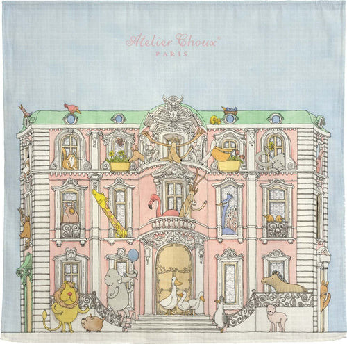 Mussola Atelier Choux Monceau Mansion Cotone Casa e cucina/Tessili per la casa/Biancheria per culle e lettini/Coperte e copertine/Copertine avvolgenti La Casa Del Bebè - Napoli, Commerciovirtuoso.it