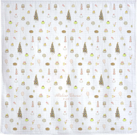 Mussola Atelier Choux  Sweetie Pie Cotone Casa e cucina/Tessili per la casa/Biancheria per culle e lettini/Coperte e copertine/Copertine avvolgenti La Casa Del Bebè - Napoli, Commerciovirtuoso.it