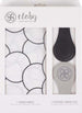 Mussola & Clips Cloby Cotone e Pelle Nero Casa e cucina/Tessili per la casa/Biancheria per culle e lettini/Coperte e copertine/Copertine avvolgenti La Casa Del Bebè - Napoli, Commerciovirtuoso.it