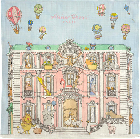 Mussola Mini Atelier Choux Monceau Mansion Cotone Casa e cucina/Tessili per la casa/Biancheria per culle e lettini/Coperte e copertine/Copertine avvolgenti La Casa Del Bebè - Napoli, Commerciovirtuoso.it