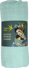 Mussola Tommy Lise Dreamy Green Verde Casa e cucina/Tessili per la casa/Biancheria per culle e lettini/Coperte e copertine/Copertine avvolgenti La Casa Del Bebè - Napoli, Commerciovirtuoso.it