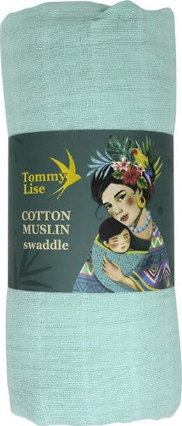 Mussola Tommy Lise Dreamy Green Verde Casa e cucina/Tessili per la casa/Biancheria per culle e lettini/Coperte e copertine/Copertine avvolgenti La Casa Del Bebè - Napoli, Commerciovirtuoso.it
