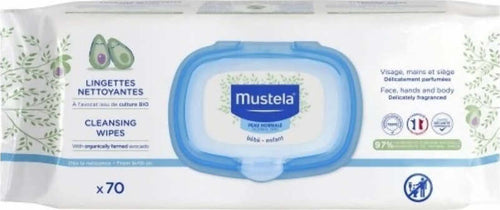 MUSTELA Salviettine Detergenti Pelli Normali 70 Pezzi Mustela Salviette Detergenti, Avocado Naturale Perseose e Aloe Vera Salviettine Sanitaria Gioia del Bimbo - Villa San Giovanni, Commerciovirtuoso.it