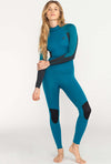 Muta Donna Billabong Launch 3/2mm in Neoprene Resistente E Morbido Muta Gambe E Maniche Lunghe Sport e tempo libero/Attività ricreative all'aperto/Sport acquatici/Immersione e Snorkeling/Mute/Mute da immersione Snotshop - Roma, Commerciovirtuoso.it