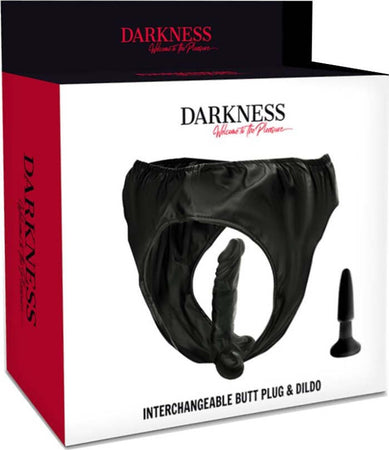 Mutandina Con Dildo E Plug Indossabili Internamente E Intercambiabili Darkness Dildo Indossabile Salute e cura della persona/Erotismo e contraccezione/Sex toys/Sex toys anali/Plug anali Kondorama - Martinsicuro, Commerciovirtuoso.it